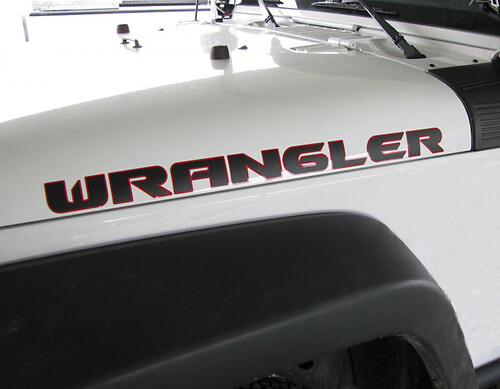 2 Wrangler Rubicon jeep CJ TJ YJ JK XJ JL Vinyl Sticker Decal