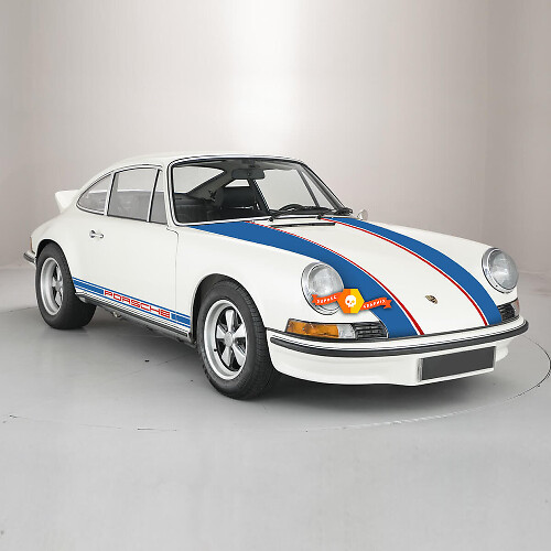 Classic Style Hood and Side Stripes Vinyl Decal Kit for Porsche 911