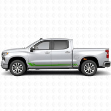 Honeycomb Door & Rocker Panel Vinyl Stripes for Chevrolet Silverado 1500 T1XX 2019-2026_6