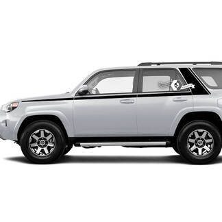 Body Stripes Lines Flat Side Window Vinyl Sticker Decal fit to Toyota 4Runner 13-24 TRD Fifth generation
 1