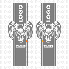 Custom Hemi Style Bed Side Stripe Vinyl Decal Kit for Dodge Ram 1500_3