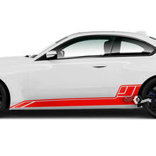 Pair BMW M2 M240 G42 F22 F87 M Performance Rocker Panel Side Stripe Doors Stripe Vinyl Decal Sticker
 2