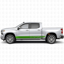 Diagonal Slot Door & Rocker Panel Vinyl Stripes for Chevrolet Silverado 1500 T1XX 2019-2026_6