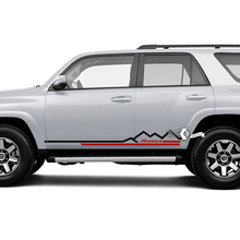 Toyota 4Runner Side Door Vinyl Trim Decals | Mountain Rocker Stripes
 2