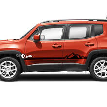 Jeep Renegade Doors Stripe Graphic Vinyl Decal Sticker Side 3 Colors
 4