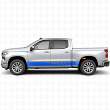 Staggered Slot Door & Rocker Panel Vinyl Stripes for Chevrolet Silverado 1500 T1XX 2019-2026_5