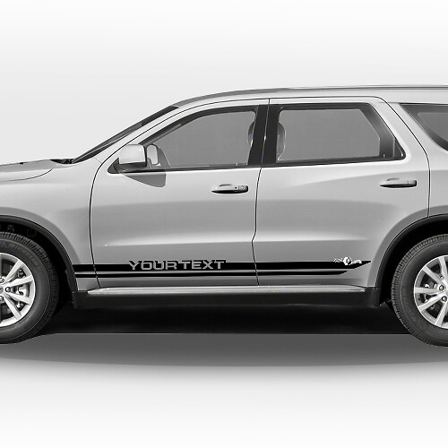 Dual Custom Side Stripes Vinyl Decal Set for Dodge Durango