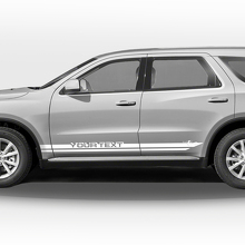 Dual Custom Side Stripes Vinyl Decal Set for Dodge Durango_2