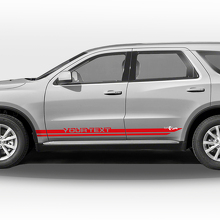 Dual Custom Side Stripes Vinyl Decal Set for Dodge Durango_3