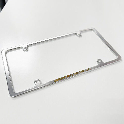 M Performance Billet Slimline US USA License Plate Frame CNC Aircraft Grade Aluminum
