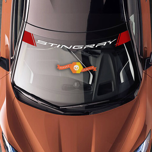 Stingray Windshield Vinyl Decal for Chevrolet Corvette Z06 C8