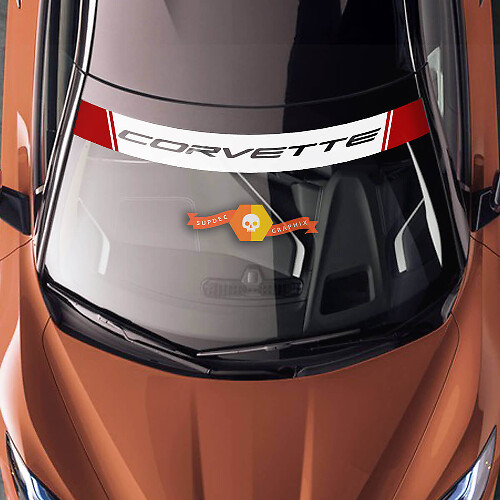 Corvette Windshield Banner Vinyl Decal for Chevy Corvette C8