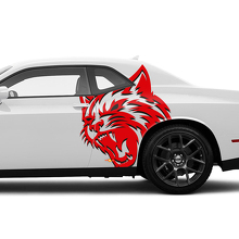 Wildcat Rear Fender Vinyl Decal Set for Dodge Durango_3