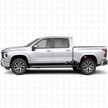 Mountain Range Door & Rocker Panel Vinyl Stripes for Chevrolet Silverado 1500 Next Generation 2027_2