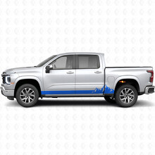 Mountain Range Door & Rocker Panel Vinyl Stripes for Chevrolet Silverado 1500 Next Generation 2027_5