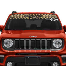 Jeep Renegade Windshield Window Graphic Logo Tire Track Vinyl Decal Sticker
 2