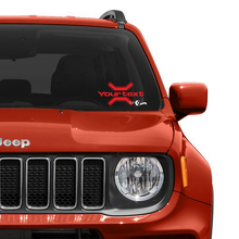 Custom Text Graphic Vinyl Decal Sticker for Jeep Renegade Windscreen Window 3