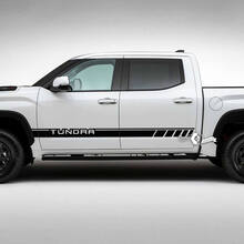 Pair Toyota Tundra TRD Retro Vintage Doors Stripe kit Vinyl Decals Stickers
 2