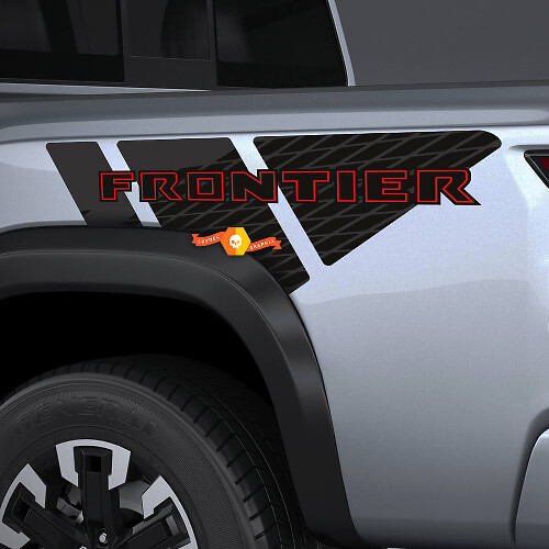 Frontier Bed Side Vinyl Decals Kit for Nissan Frontier 