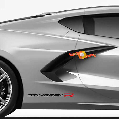 Stingray R Side Vinyl Decal Set for Chevrolet Corvette C8