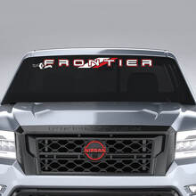 Brand Lettering Windshield Vinyl Decal for Nissan Frontier Pro-4X_2