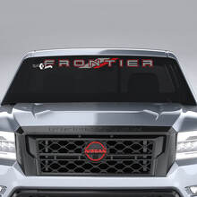 Brand Lettering Windshield Vinyl Decal for Nissan Frontier Pro-4X_3