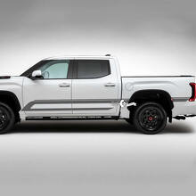 Pair Toyota Tundra Vintage Retro Doors Bed Side Rear Fender Trim Dual Stripes Vinyl Stickers Decal
 2