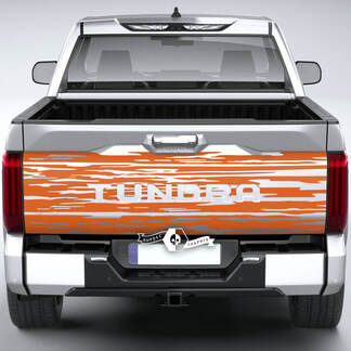 Toyota Tundra Bed Pickup Truck Tailgate Destroyed Grange Stripes Vinyl Stickers Decal
 1