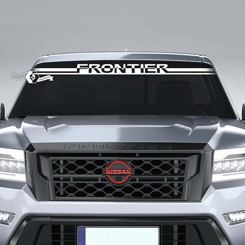 Frontier Lettering Windshield Vinyl Decal for Nissan Frontier 