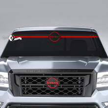 Windshield Logo Nissan Frontier Vinyl Stickers Decals Graphics
 3