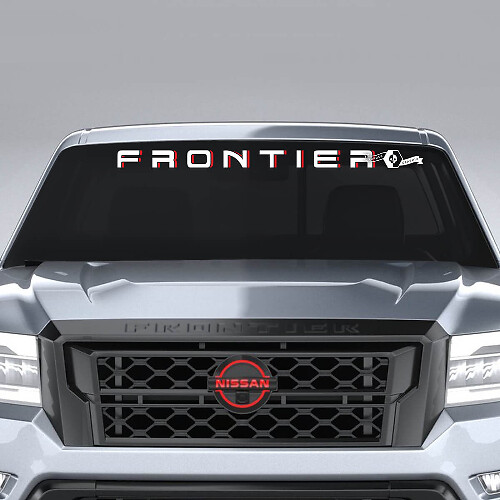 Windshield Nissan Logo Frontier Vinyl Stickers Decals Graphics 2 Colors

