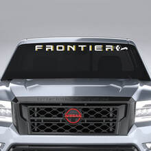 Windshield Nissan Logo Frontier Vinyl Stickers Decals Graphics 2 Colors
 2