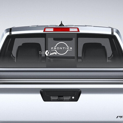Frontier Logo Rear Window Vinyl Decal for Nissan Frontier