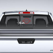 Window Glass Nissan Frontier Logo Nissan Tailgate Vinyl Stickers Decals Graphics
 2