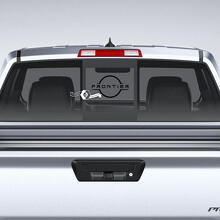 Frontier Logo Rear Window Vinyl Decal for Nissan Frontier_3