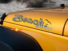 Beach Edition Hood Side Vinyl Decal Set for Jeep Cars_2