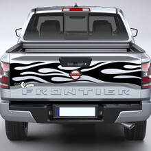 Nissan Frontier Tailgate Flame Vinyl Stickers Decals Graphics
 2