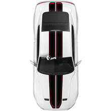 Ford Mustang Mach Hood Roof Tailgate  Decal Car Vinyl Sticker Shelby Sport Racing Stripes 2 Colors
 2