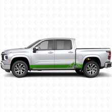 Layered Peaks Door & Rocker Panel Vinyl Stripes for Chevrolet Silverado 1500 Next Generation 2027_6
