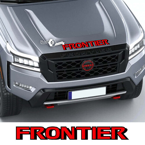FRONTIER Hood Lettering Vinyl Decal for Nissan Frontier