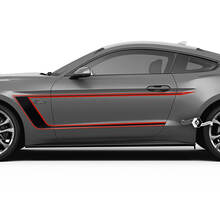 Pair Doors Stripes for Ford Mustang Shelby GT500 GT350 Mach 1 Mach 1 2 Colors
 2