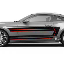 Door Fender Stripes Sticker Graphic For Musclecar Musclecarmodel Shelby GT500 GT350 2