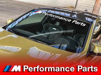 BMW M Performance Parts Windshield Banner Window decal sticker
