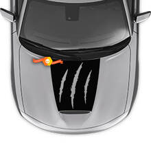 BEAST Claw Scratch Marks Hood Sticker Decal for Dodge Charger 2015-2024
 4