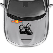 Scat Pack Style Hood Vinyl Decal for Dodge Charger 2015-2024_3