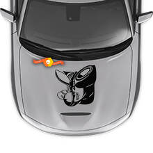 Scat Pack Style Hood Vinyl Decal for Dodge Charger 2015-2024_4