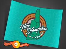 New Hampshire State Side Vinyl Decal Sticker for Jeep Wrangler_2
