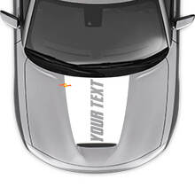 Custom Lettering Hood Vinyl Decal for Dodge Charger 2015-2024_2
