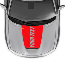 Custom Lettering Hood Vinyl Decal for Dodge Charger 2015-2024_3