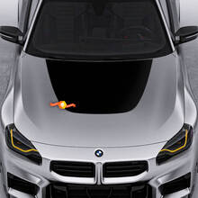 2023 BMW M2 G87 M Performance Parts Hood Wrap Decal vinyl sticker
 2